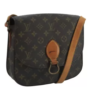 LOUIS VUITTON Monogram Saint Cloud GM Shoulder Bag Vintage M51242 LV Auth 111646 - Picture 1 of 24