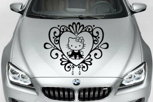 HELLO KITTY TRIBAL PERSONALIZACIÓN DE VINILO CALCOMANÍA LATERAL PARA CAMIÓN CAPÓ - Imagen 1 de 8