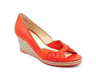 Cuña para mujer Cole Haan Ava punta abierta talla 9 M EE. UU. Foto 1 de 4