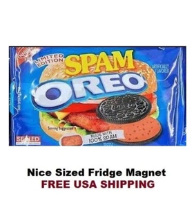 646 - Funny Spam Oreo Cookies Fridge Refrigerator Magnet - Picture 1 of 1