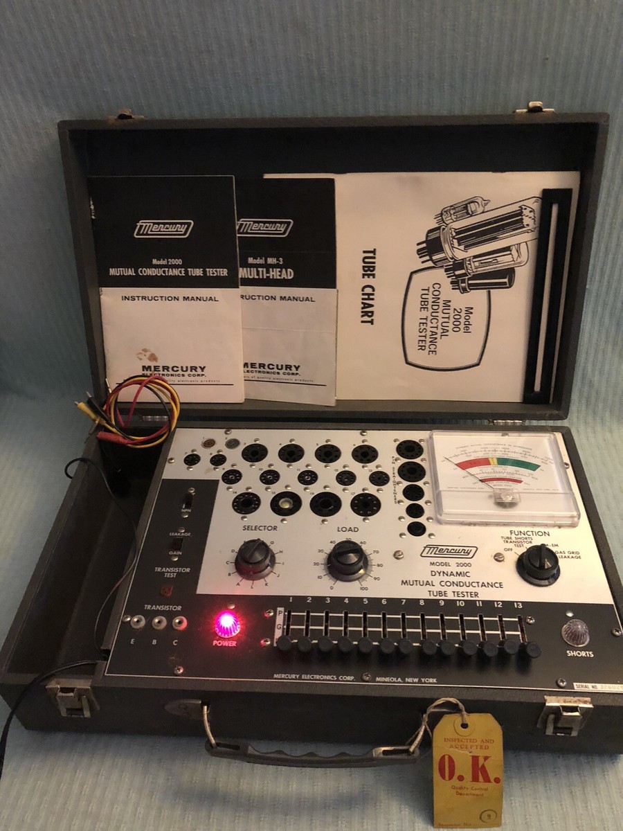 Mercury Vacuum Tube Testers for sale - eBay