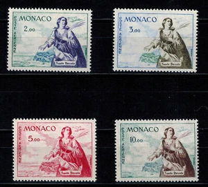 Timbre de Monaco Poste aérienne PA N° 73, 75, 77 et 78 Neuf ** MNH - Imagen 1 de 1