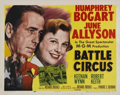 BATTLE CIRCUS (1942) Humphrey Bogart, June Allyson, Public Domain DVD NO CASE - Image 1 of 4