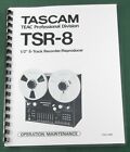 Tascam Tsr 8 Operation Manual Comb Bound And Protective Covers