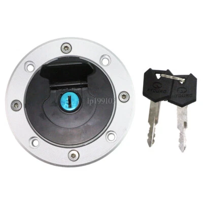 Motorcycle Fuel Gas Cap w/ Keys For Suzuki GSXR 600 750 1994-2003 1000 2001-2002 - Image 1 of 4