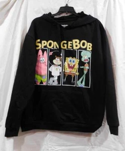 NWOT-Jr. Plus Nickelodeon SpongeBob Character Pull Over Hoodie-Black  - 3XL(21) - Picture 1 of 2
