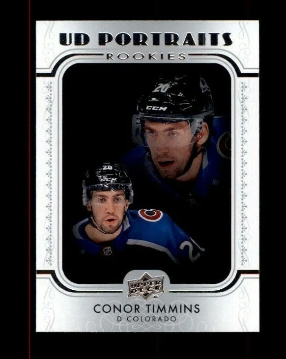  2019-20 Upper Deck UD Portraits #P89 Conor Timmins (ref 102007) - Image 1 of 1