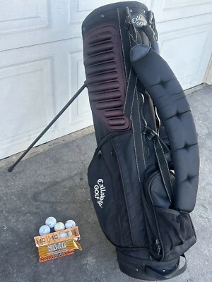Callaway Golf Bag Standing 5-Way Divider Izzo Dual Shoulder Strap w 10 Balls - Image 1 of 4