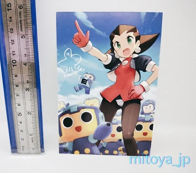 Mega man "ROCKMAN 30th ANNIVERSARY" Limited Postcard Tron Bonne Humikane Shimada - Image 1 of 2