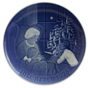 ROYAL COPENHAGEN BING&GRONDAHL PIATTO DI NATALE 1978 ORIGINALE PORCELLANA PRIMA - Picture 1 of 4