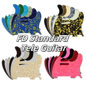 Ricambi US Fender Standard 5 fori vite 52' plettri per chitarra tele, 39 colori - Foto 1 di 40