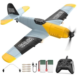 DEERC RC Flugzeug Messerschmitt Bf 109, 2,4 GHz ferngesteuertes Flugzeug 6-Ac... - Bild 1 von 9
