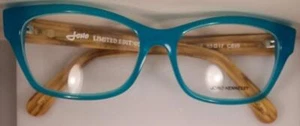 Jono Hennessy 8369 Teal/Wood Effect glasses Frames Eyewear - Picture 1 of 5