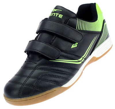 Turnschuhe Indoor Sneaker Hallenschuhe Sportschuhe Schwarz Grün 73305 - Bild 1 von 4