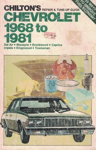 Chilton's: Bel-Air Biscayne Brookwood Caprice Impala Kingswood Townsman 1968-81. - Picture 1 of 1