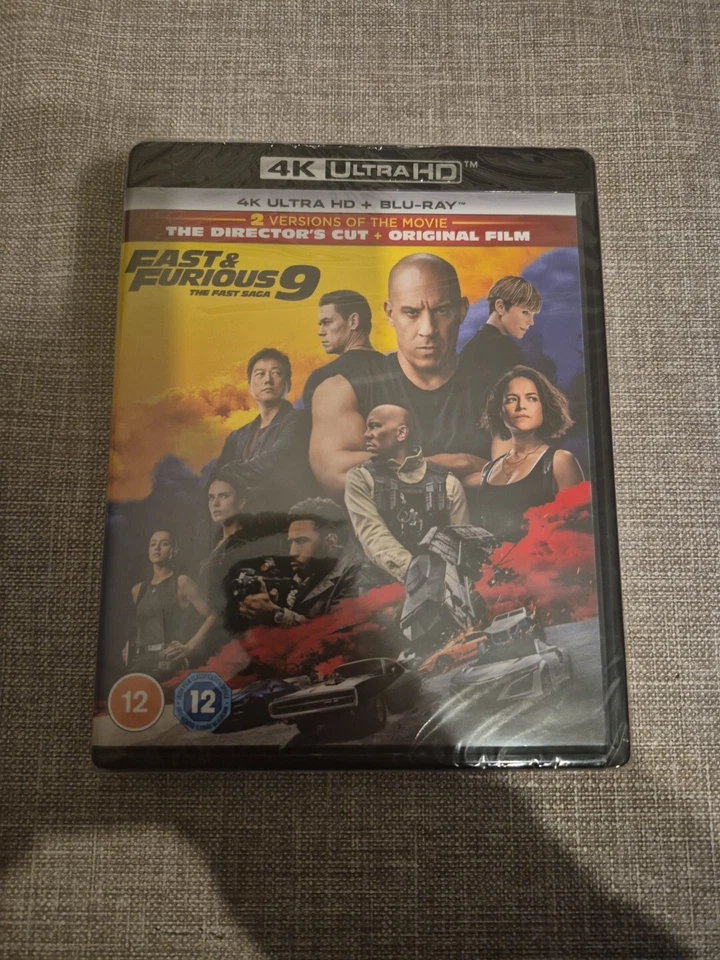 FAST & FURIOUS 9 - The Fast Saga (4K Ultra HD Blu-ray, 2-Disc Set). New Free P&P - Image 1 of 2