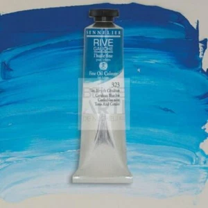 COLORE AD OLIO FINE 323 BLU CERULEO SOST. - RIVE GAUCHE SENNELIER T.40ML - Picture 1 of 1