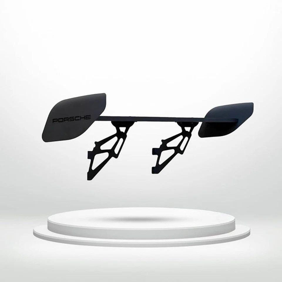 Estante alerón GT3 RS - Estante de pared estilo Porsche para jugadores | Arte de pared para automóvil Foto 1 de 4