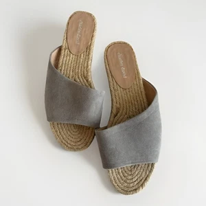 Charles David Stance sandalo donna espadrillas slide grigio taglia US 7,5 nuovo - Foto 1 di 3