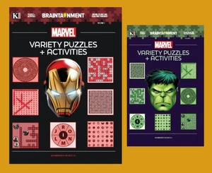 2x Marvel Variety Puzzles & Activities Books Braintainment Word Find Crossword++ - Picture 1 of 9