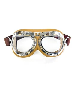 Motorcycle Goggle Aviator Pilot Style Cruiser Scooter Motocross Goggles for M... - Picture 1 of 7