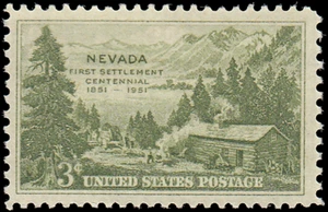 US Stamp #999 - 1951 3¢ Nevada First Settlement, EzGrade™ VG, MH, OG - Picture 1 of 3