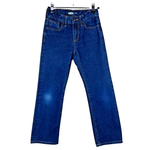 Old Navy Boys SIZE 8 Straight Leg Jeans w/ Built In Flex Adjustable Waist Denim - Picture 1 of 15
