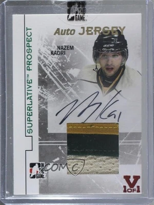 2009 ITG Superlative Volume 2 Gold Vault Ruby 1/1 Nazem Kadri #PAJ-NK Auto 2b1 - Image 1 of 3