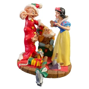 Vintage Disney Snow White and the Seven Dwarfs Christmas Stocking Hanger - Picture 1 of 4