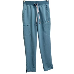 Pantalones ajustados FIGS Scrub cintura alta Yola en hidroverde medio alto - Imagen 1 de 10