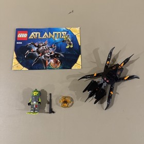 LEGO Atlantis: Monster Crab Clash 8056 100% Complete w/ Minifigure and Manual