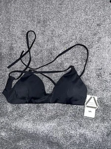 RVCA Women’s Solid Crossback Bikini Top Size: Small - Picture 1 of 1