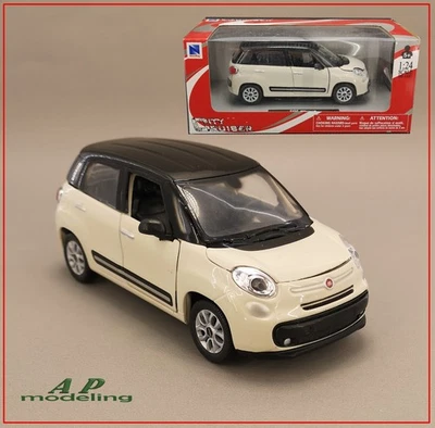 modellino auto scala 1/24 fiat 500 l cinquecento modellini collezione welly - Immagine 1 di 4