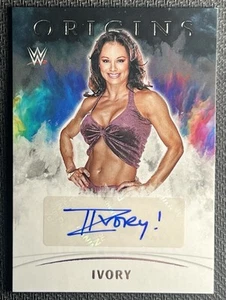 2022 Panini WWE Chronicles Ivory Origins Autographs OA-IVY wwf - Picture 1 of 3