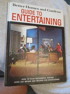 1969 MCM Better Homes and Garden Guide to Entertaining Hard Cover Architecture - Imagen 1 de 6