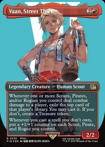 Vaan, Street Thief (FIN-535) - rare (Borderless) - Foil Near Mint - Picture 1 of 1