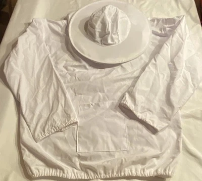 Chaqueta Apicultor Camisa Disfraz Apicultor Apicultor Talla Grande Blanca Foto 1 de 4