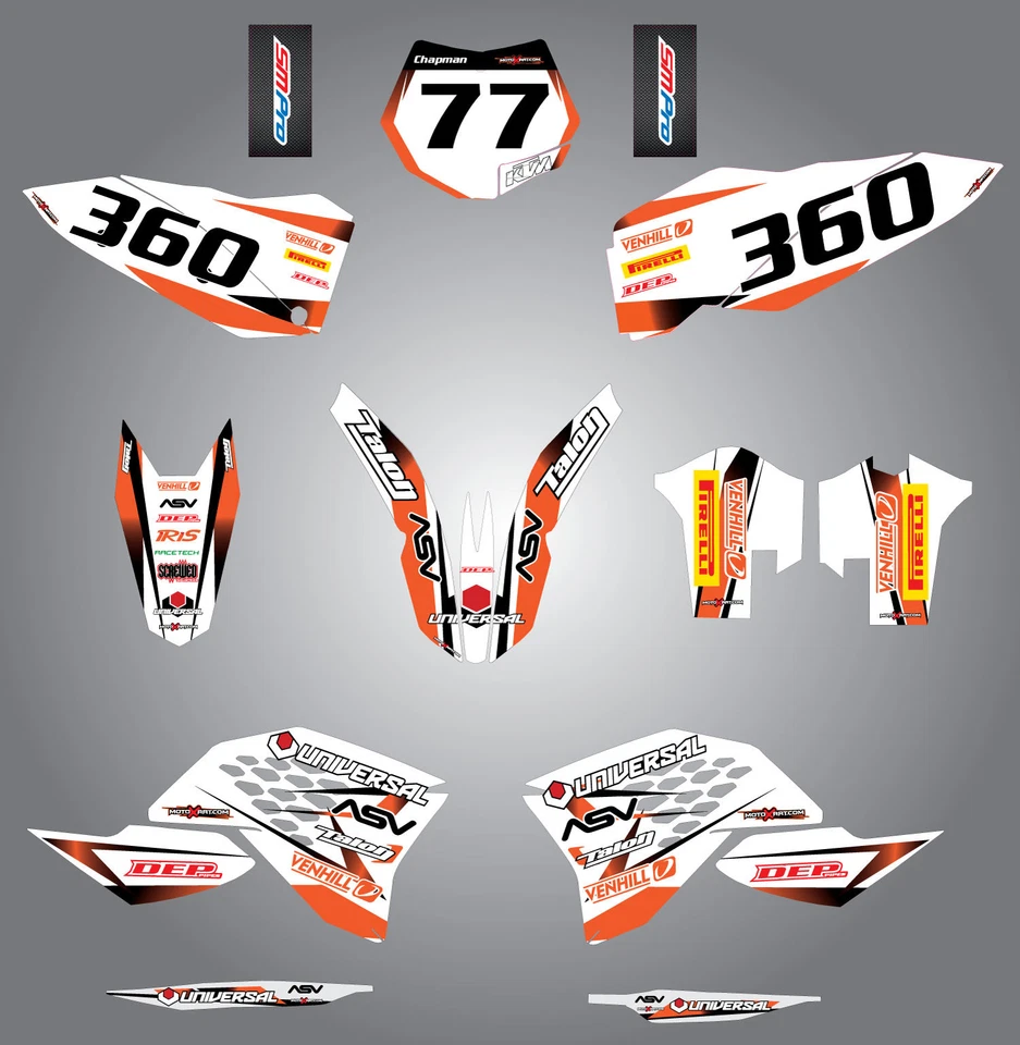 Kit gráfico personalizado completo - STORM - KTM 150 - 2008 - 2010 Foto 1 de 1