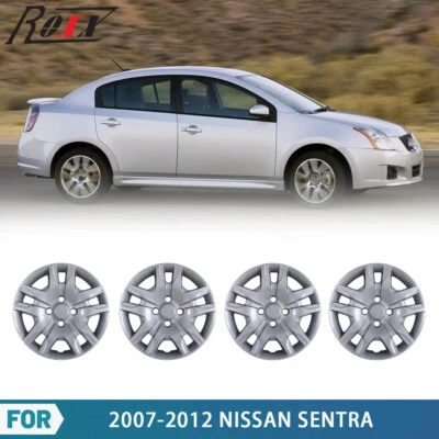 4 for Nissan Sentra 2007-2012 Bolt On 16" Wheel Covers Hub Caps Full Rim Skins - Image 1 of 4
