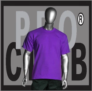 1 New Pro Club S-3XL Heavy Weight T-Shirt Plain Tee Pro Club Color Blank 1PC - Picture 1 of 20
