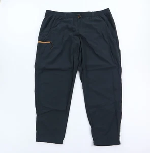 Pantalones REI para hombre 2XL (40-44" x 29) cónicos ligeros de nailon elásticos negros cargo - Imagen 1 de 11