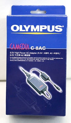 *New* Genuine Olympus Camera AC Adapter C-8AC for C-Series and D-Series cameras - Image 1 of 3