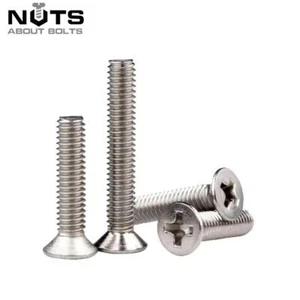 M1.6 (1.6mmØ) VITI PER MACCHINA CONTROSOMMERSA POZIDRIVE BULLONI ACCIAIO INOX - Foto 1 di 1
