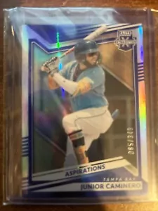 Junior Caminero 2022 Panini Elite Extra Edition Aspirations Blue 085/349 #164 - Picture 1 of 2