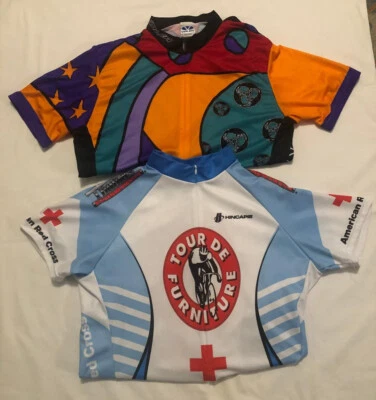 1 Camiseta de Ciclismo Voler RavensWood Wines Camisa, 1 Hincapie Cruz Roja Talla Grande Foto 1 de 4