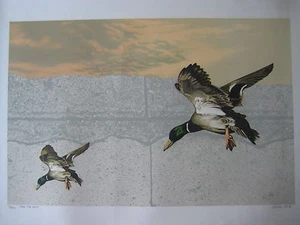Michael Knigin "Take The Point" Serigraph, Signed And Numbered, 34/300 - Picture 1 of 5