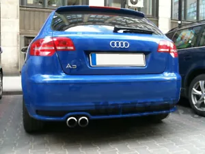 Alerón/divisor labio trasero para Audi A3 8P Sportback 5 puertas (2005-2008) - Imagen 1 de 4