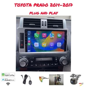 Apple CarPlay Android Auto head unit for Toyota Prado 2014-2017 with camera mic - Picture 1 of 17