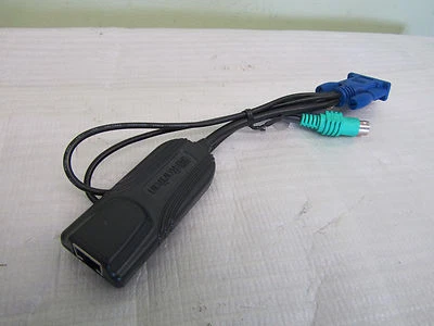 Raritan DCIM-PS2 DB15 VGA NETWORK RJ45 CAT5E KVM Paragon Cable  - Image 1 of 4