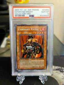 2004 Yu-Gi-Oh! Command Knight CT1-EN003 Secret Raro PSA 10 GEMME NUOVO DI ZECCA - Foto 1 di 2